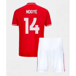 Nottingham Forest Dan Ndoye #14 Domaci Dres za Dječji 2025-26 Kratak Rukavima (+ kratke hlače)